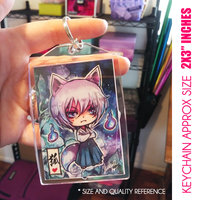 Anime Shoujo Fox Keychain