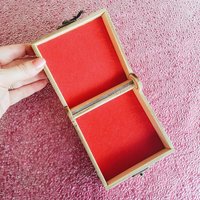 Alice #1 Birch Engraved Box