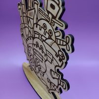 Walking Castle Standee