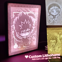 Custom Chibi Lithophane with LED Box