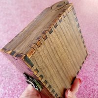 Dragon Knight #1 Walnut Engraved Box