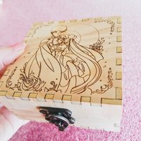 Moon Love Birch Engraved Box *Sold
