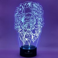 Wolf Princes anime LED night light or desk light
