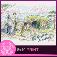 Greatest Adventure 8x10 Sketch Art Print