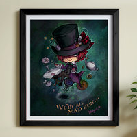 Mad Hatter Chibi Art Print