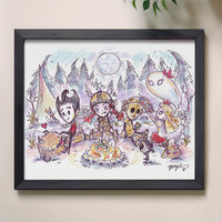 Don't Starve Together 8x10 Sketch Art Print