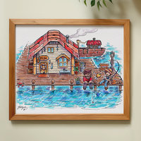 Stardew Valley Fishing 8x10 Sketch Art Print