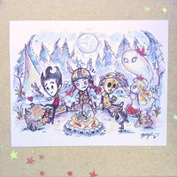 Don't Starve Together 8x10 Sketch Art Print