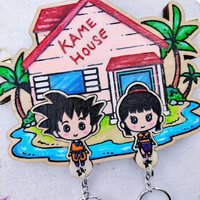 Painted Kame House Keyholder