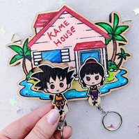 Painted Kame House Keyholder