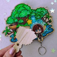 Painted Destiny Island Keyholder