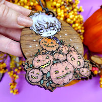 Jack's Pumpkins Painted Ornament