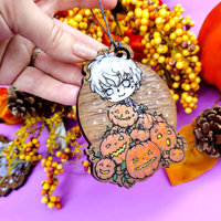 Jack's Pumpkins Painted Ornament