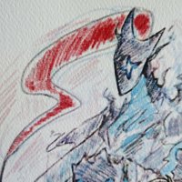 Shadow Monarch 8x10 Sketch Art Print