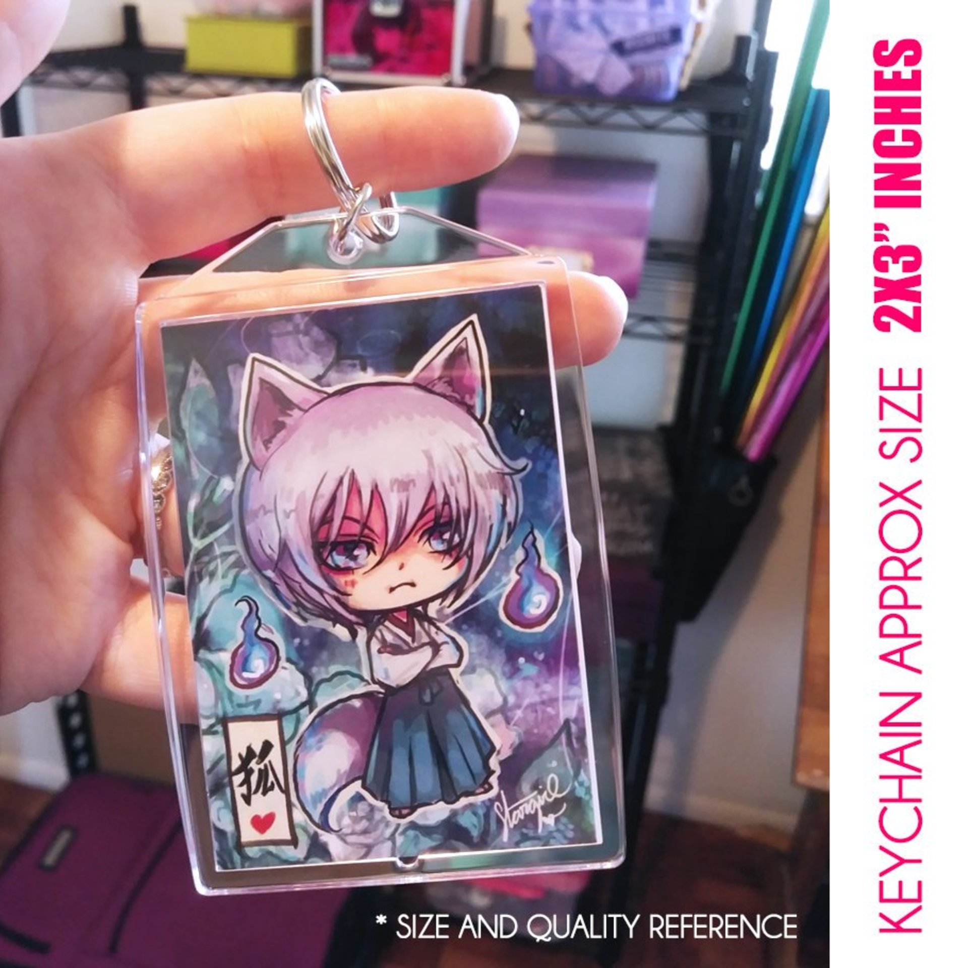7Sins Keychain Double-Sided