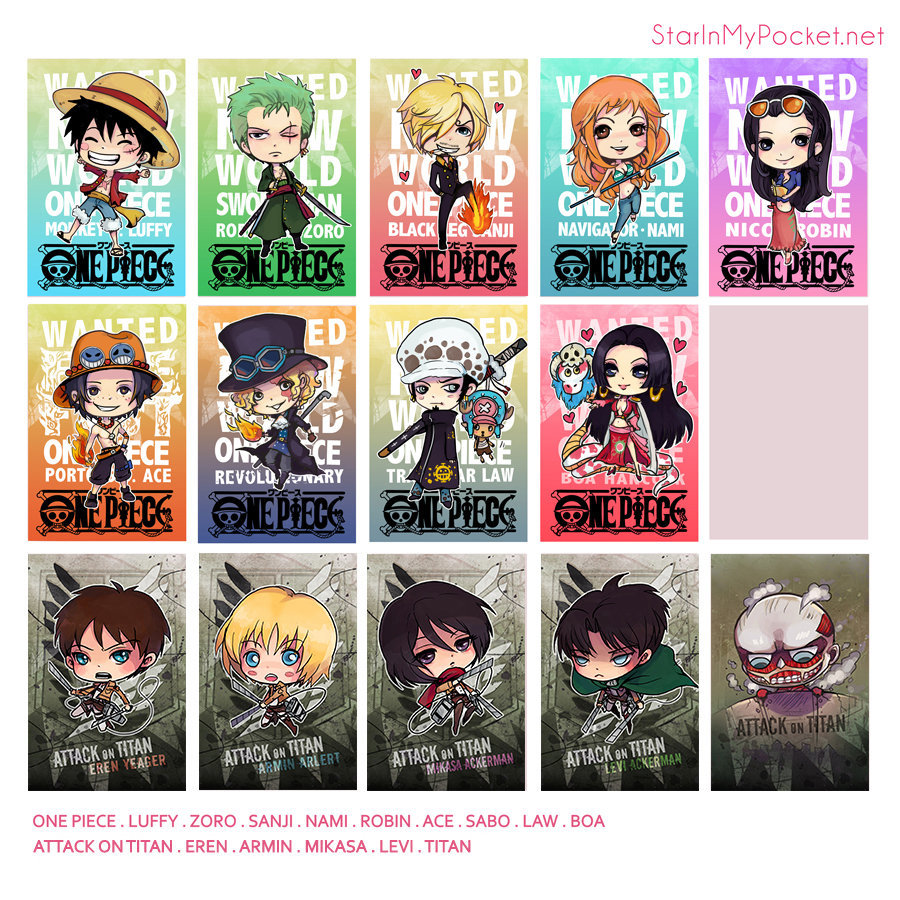 Anime Acrylic Keychain  Double Sided Chibi Art