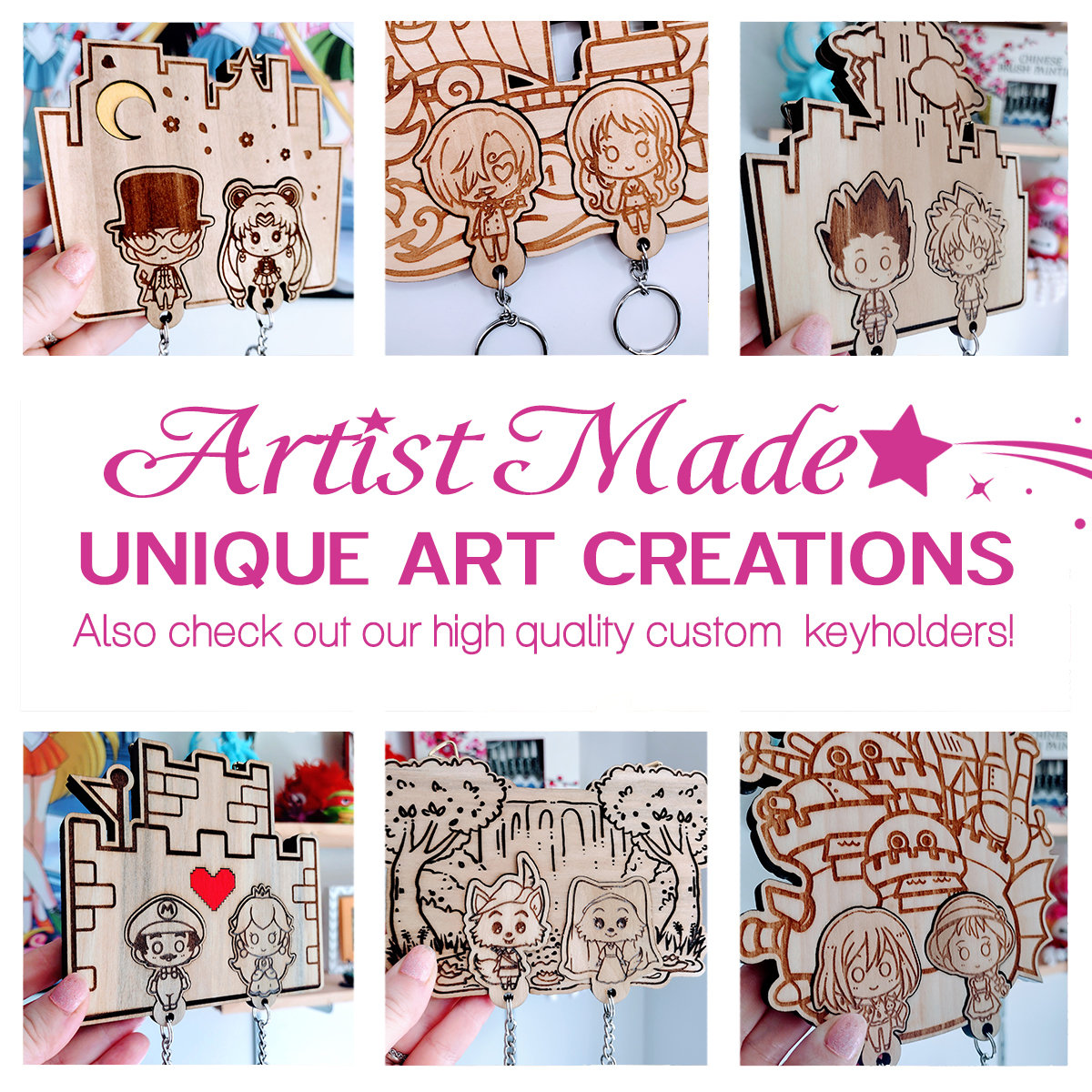Yona Anime Couple Keyholder Set