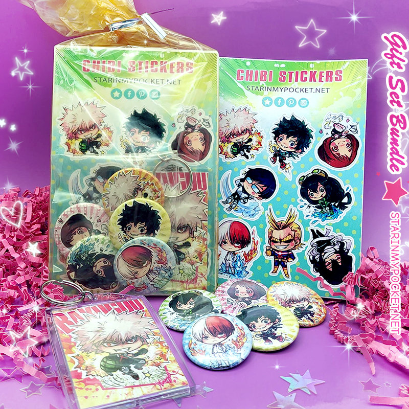 BNHA Anime Art Gift Set