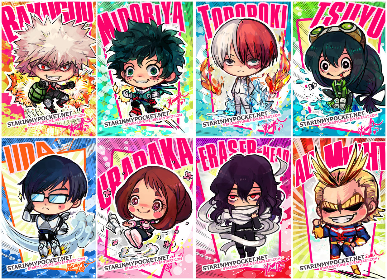 BNHA Anime Art Gift Set