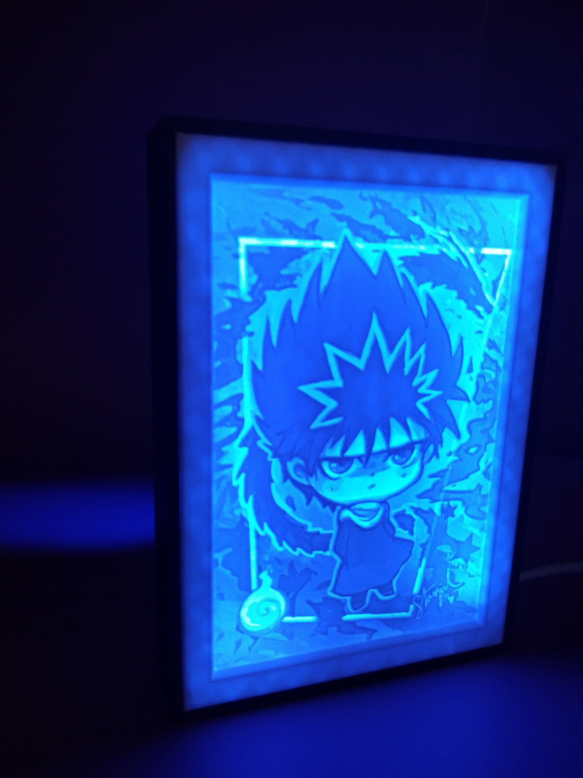Custom Chibi Lithophane with LED Box