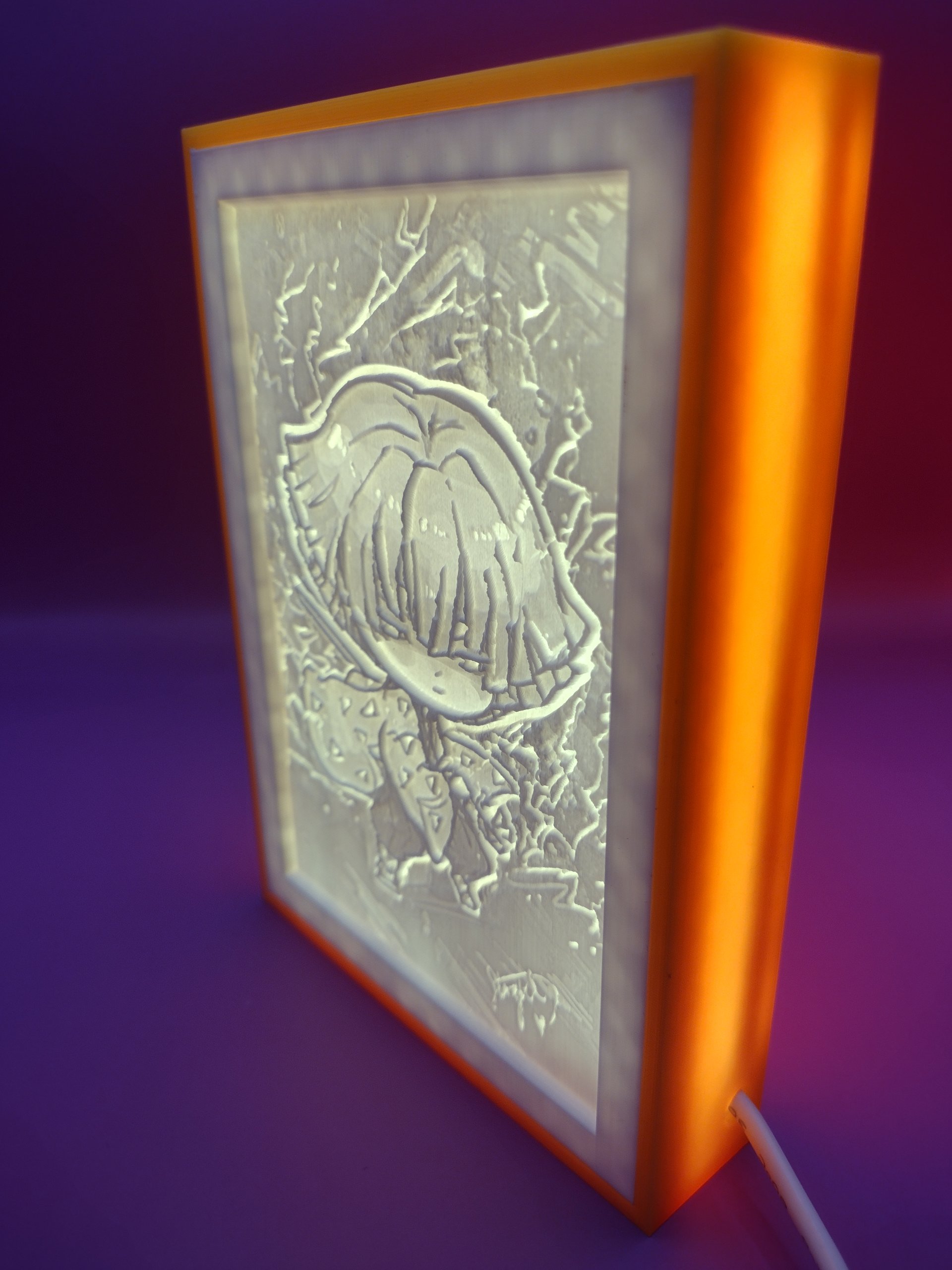 Custom Chibi Lithophane with LED Box