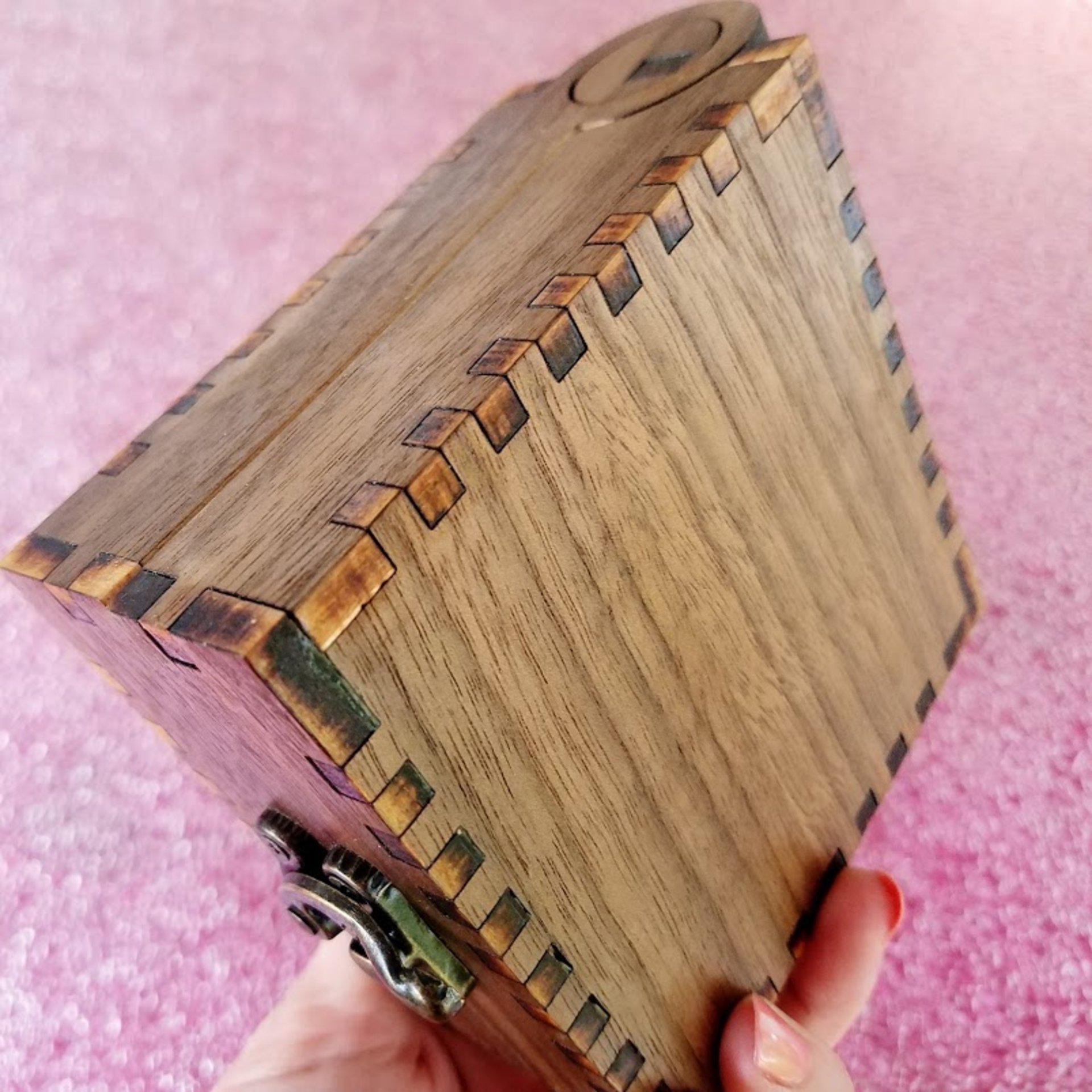 Dragon Knight #1 Walnut Engraved Box