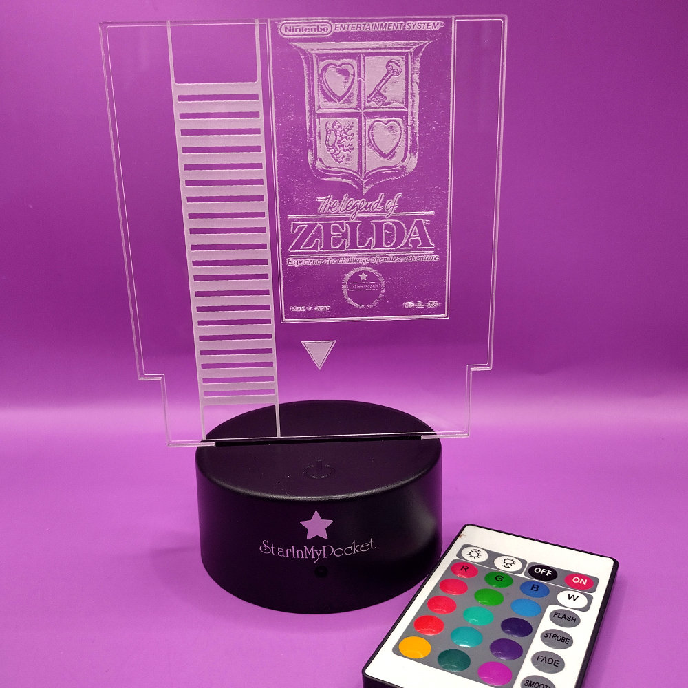 Classic Game Cartridge LED Lamp