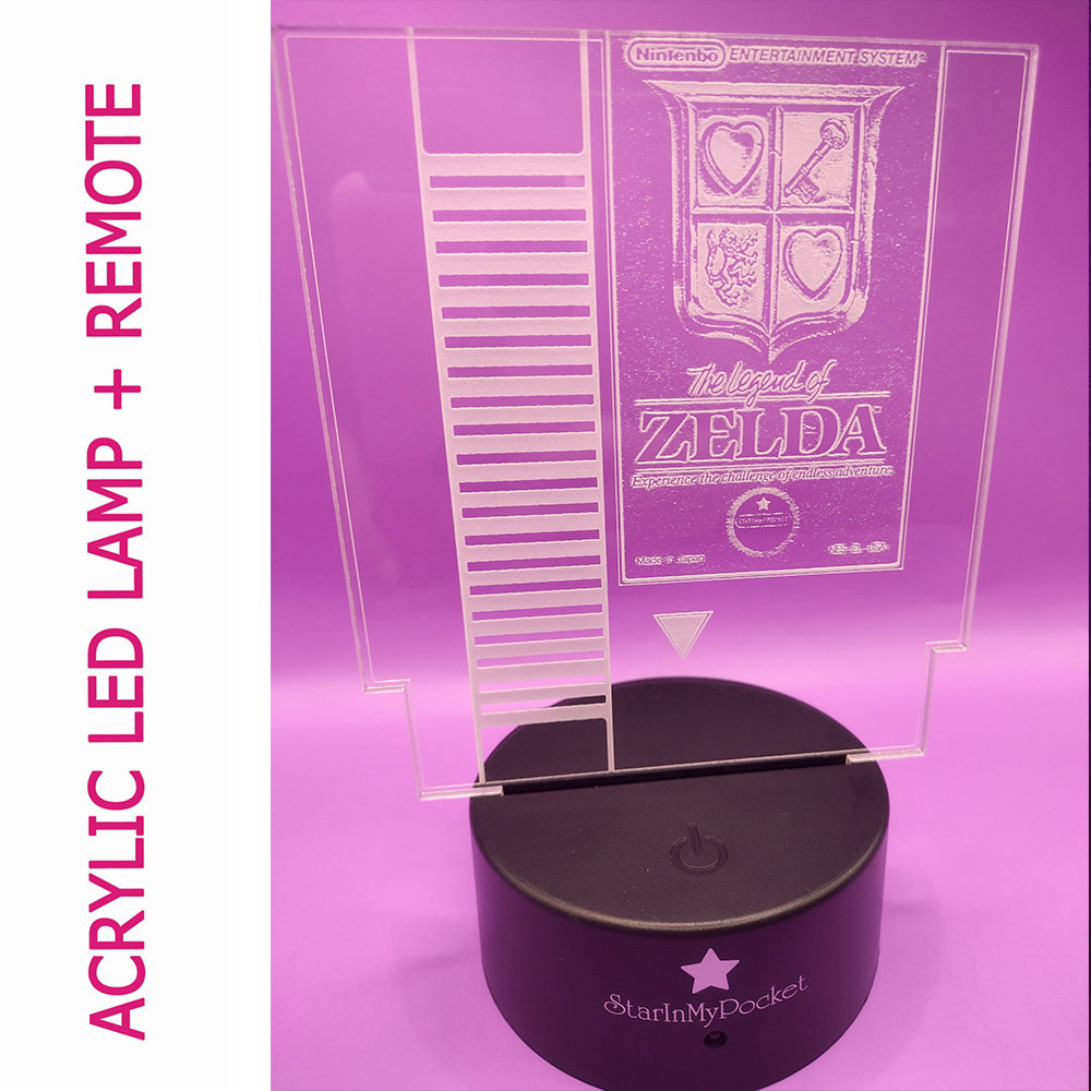 Classic Game Cartridge LED Lamp