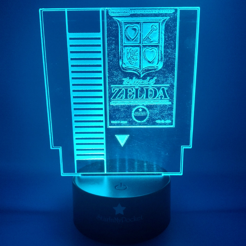 Classic Game Cartridge LED Lamp