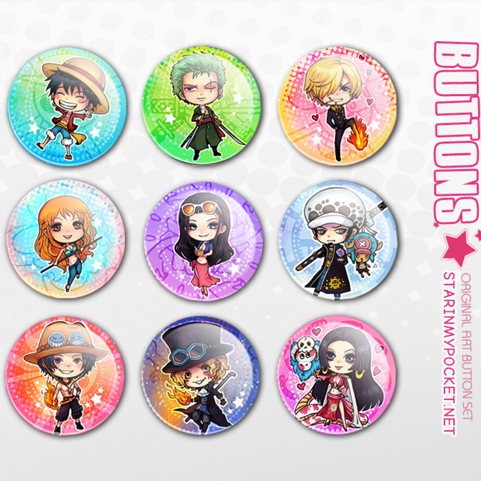 Kawaii Pirates Anime Gift Set