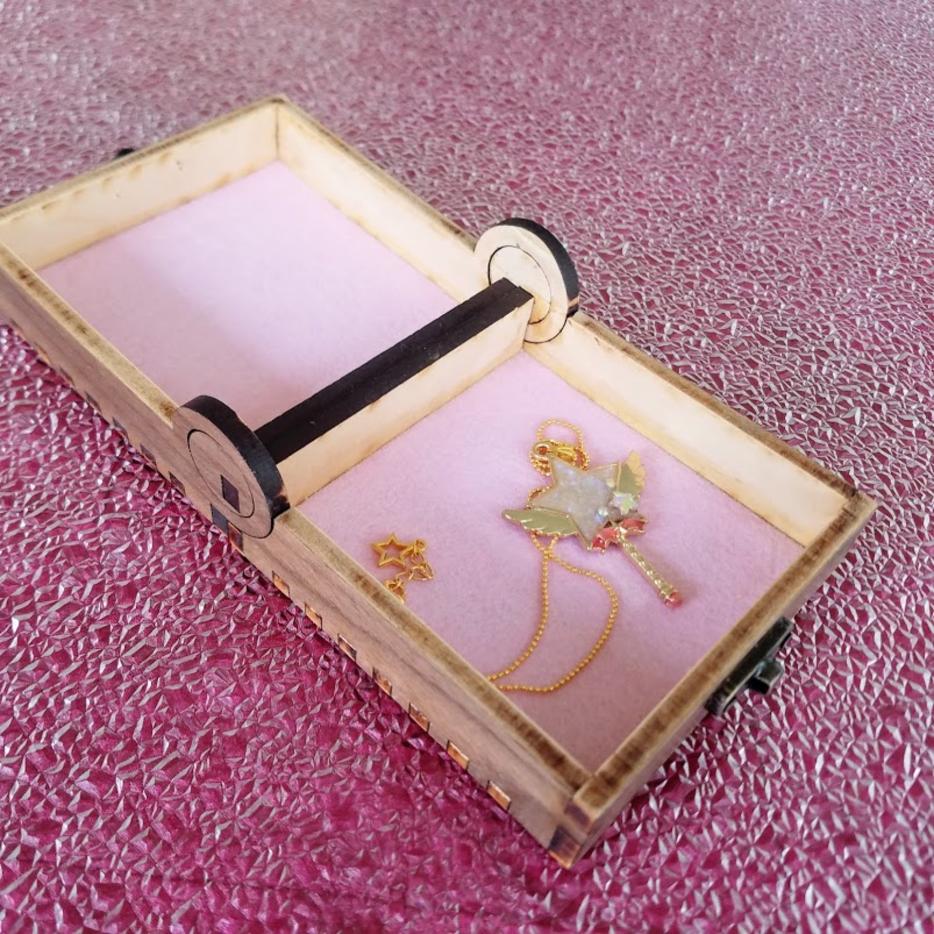 Sakura #2 Walnut Engraved Box