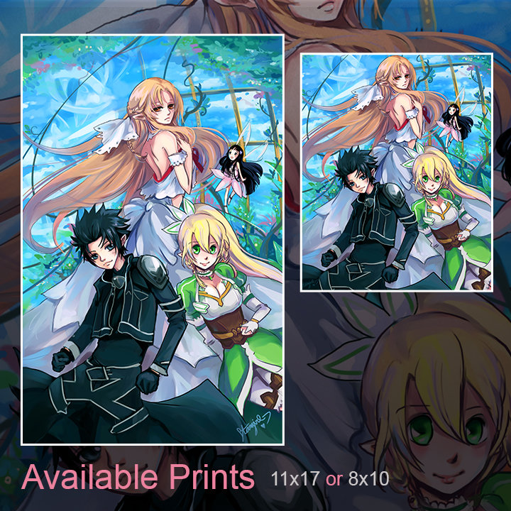 Alfheim Anime Art Print