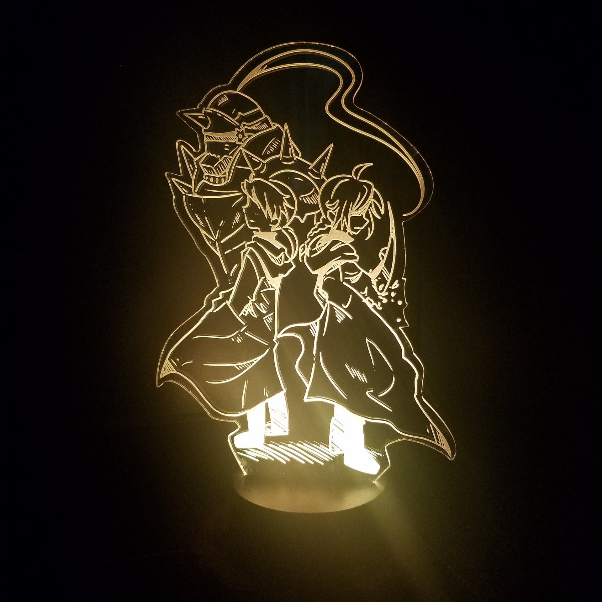 Anime Art Acrylic LED Lamp