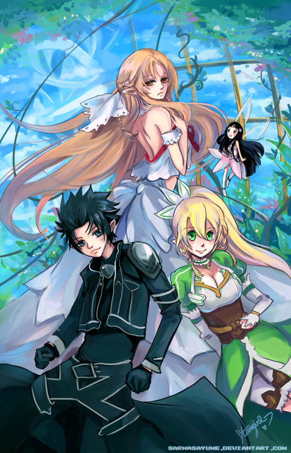 Alfheim Anime Art Print
