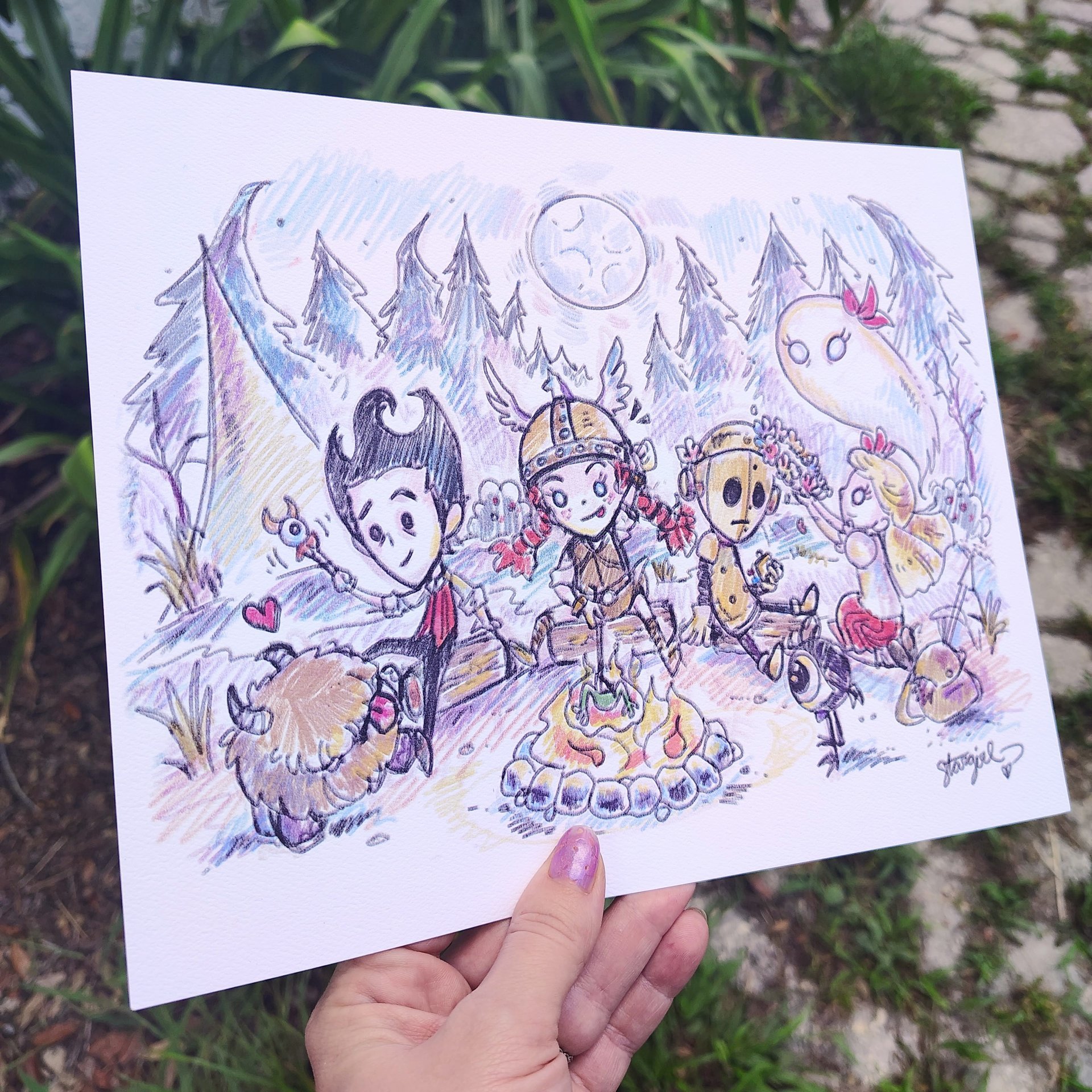 Don't Starve Together 8x10 Sketch Art Print