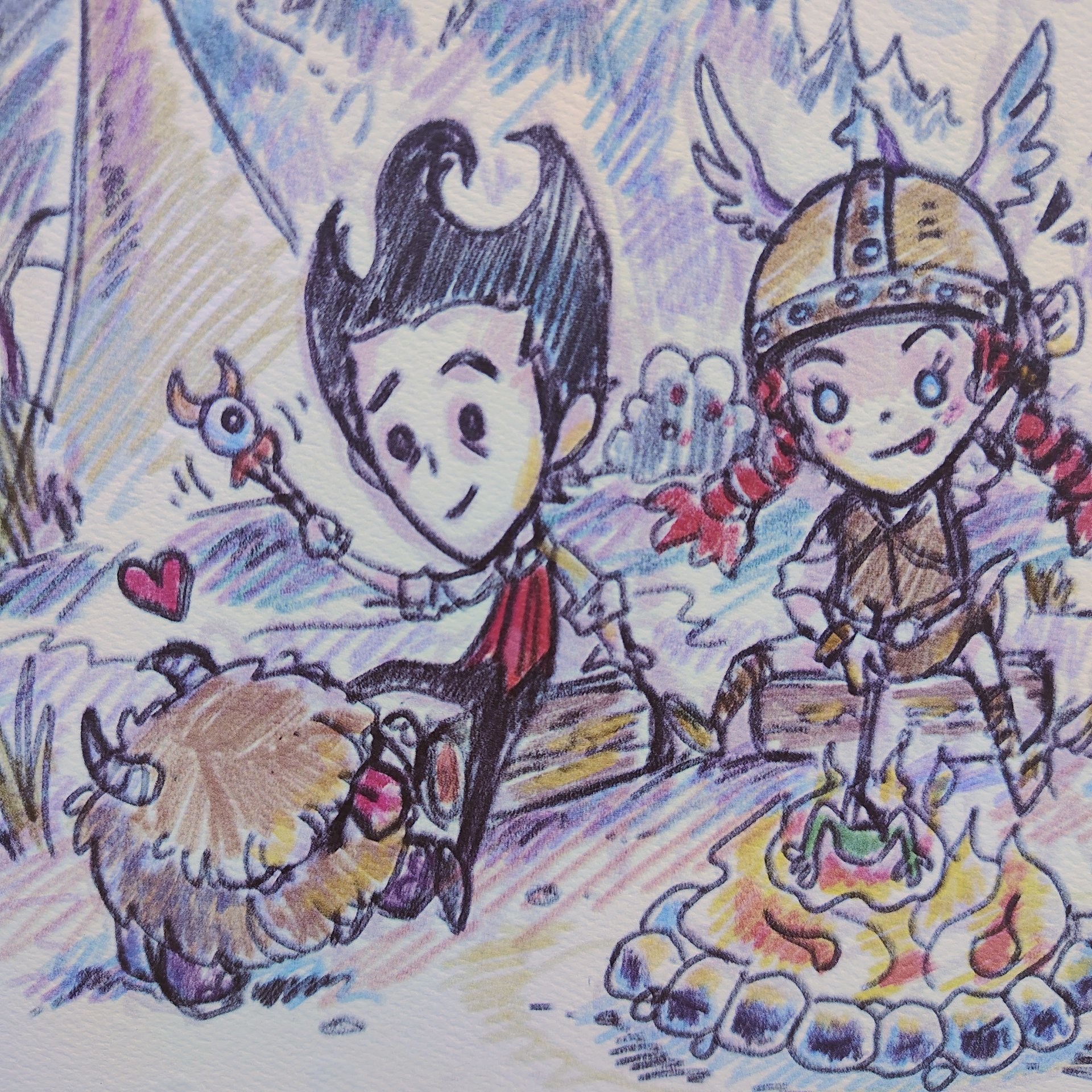 Don't Starve Together 8x10 Sketch Art Print