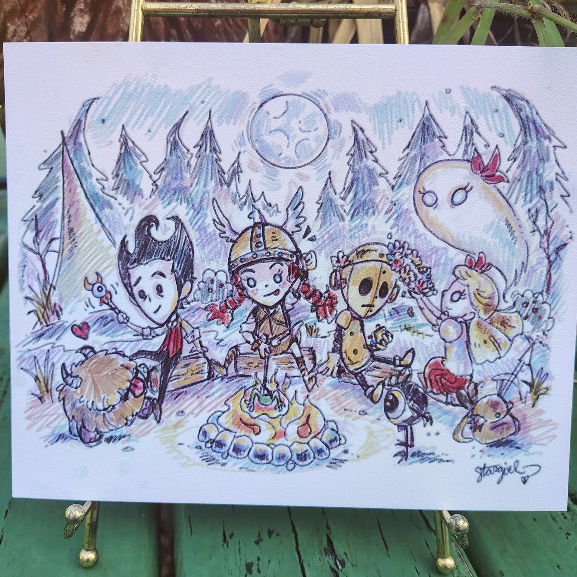Don't Starve Together 8x10 Sketch Art Print