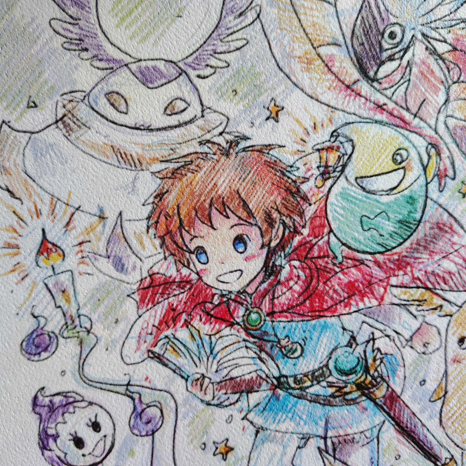 Magical Journey 8x10 Game Sketch Art Print