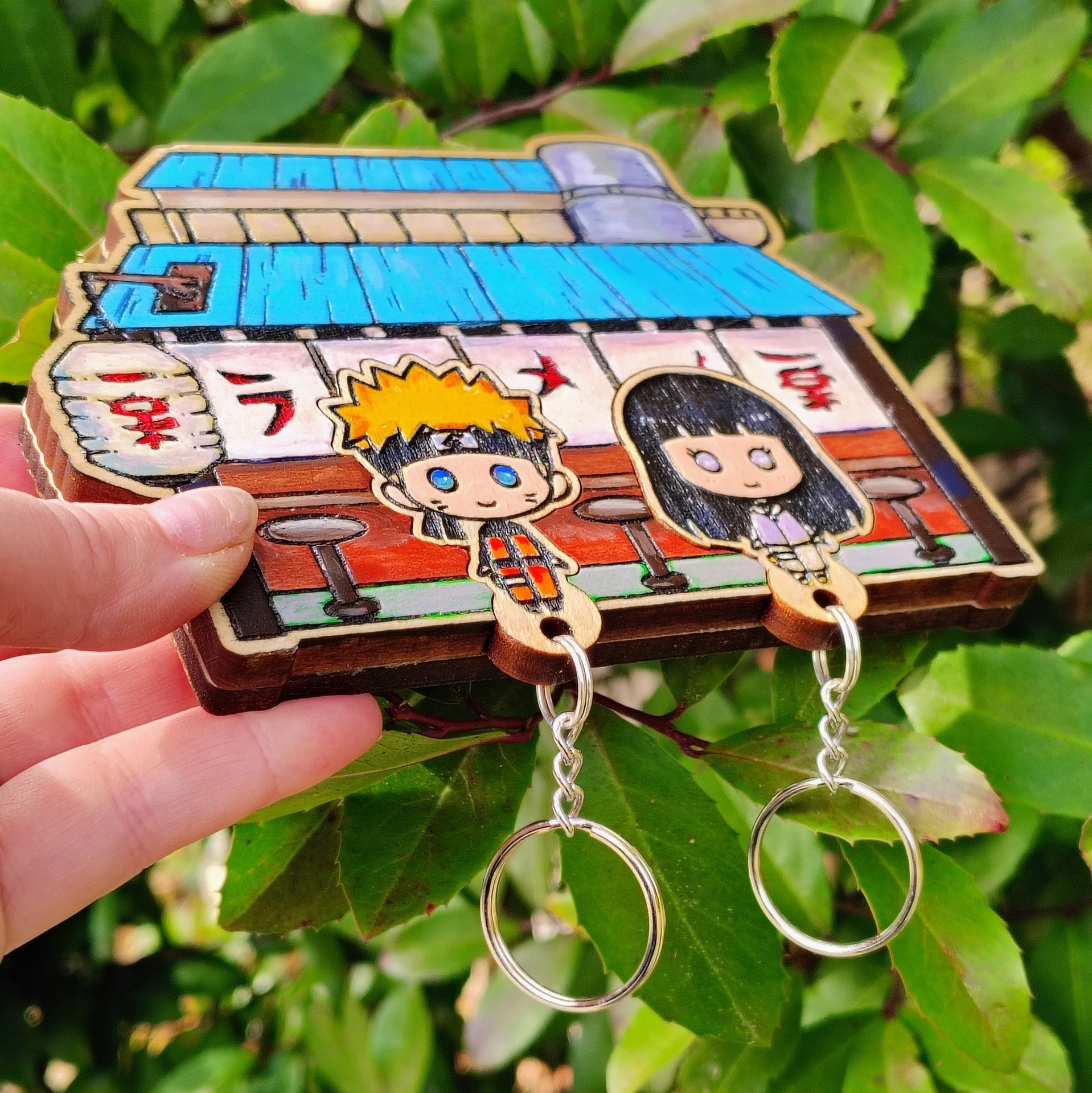 Painted Ramen Bar Keyholder SOLD
