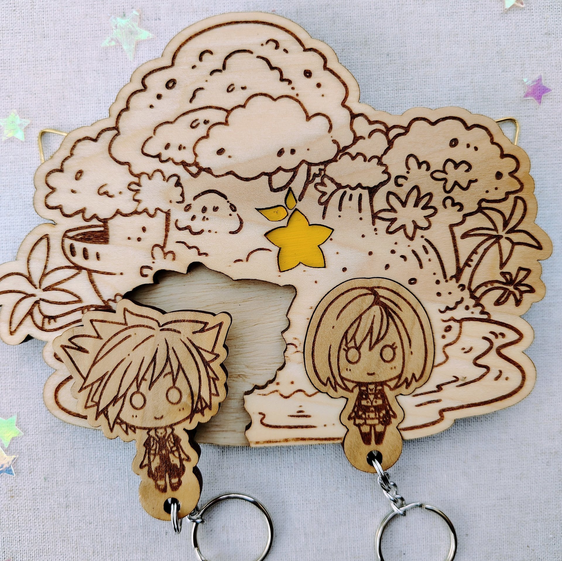 Destiny Island Keyholder Set