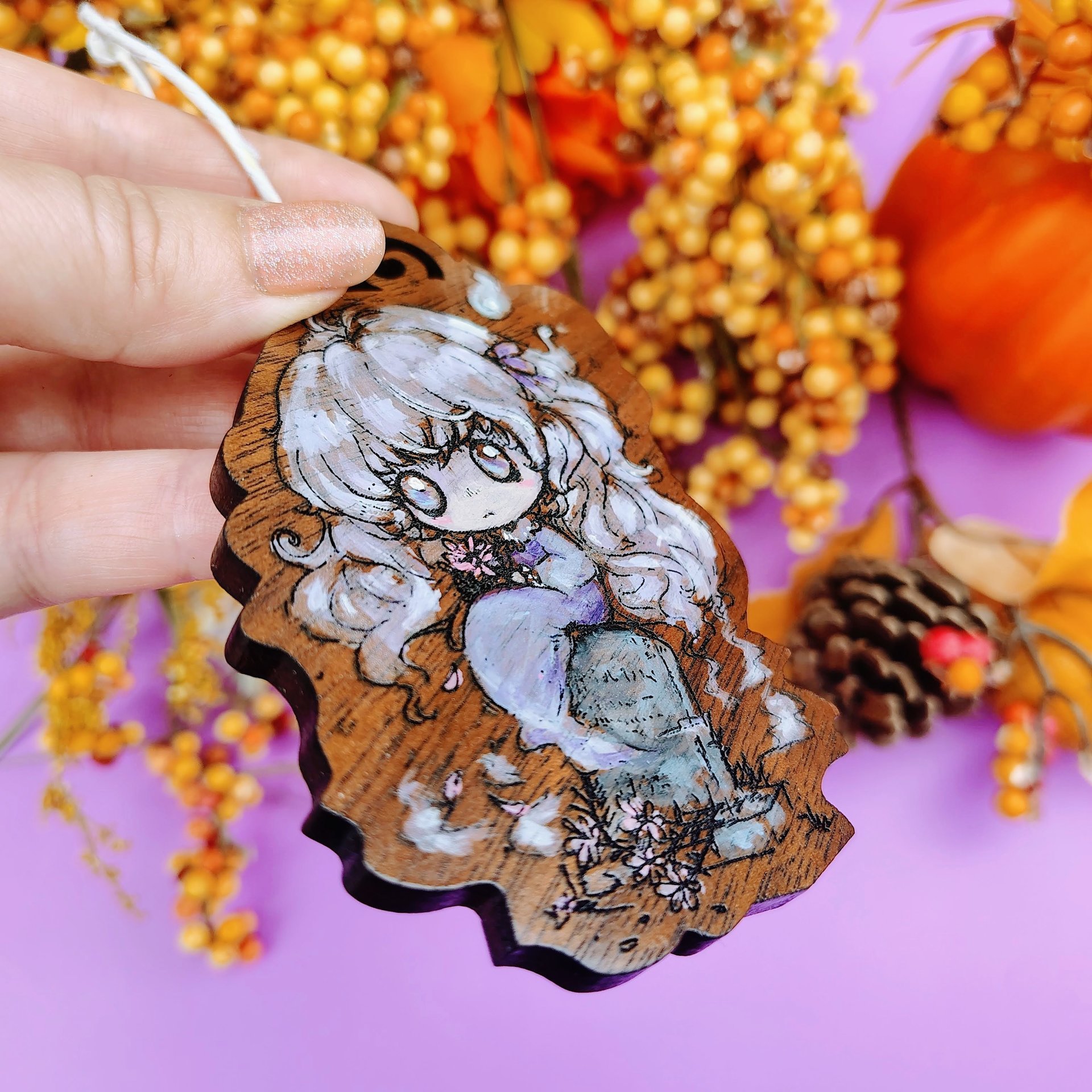 Dearly Departed Painted Ornament