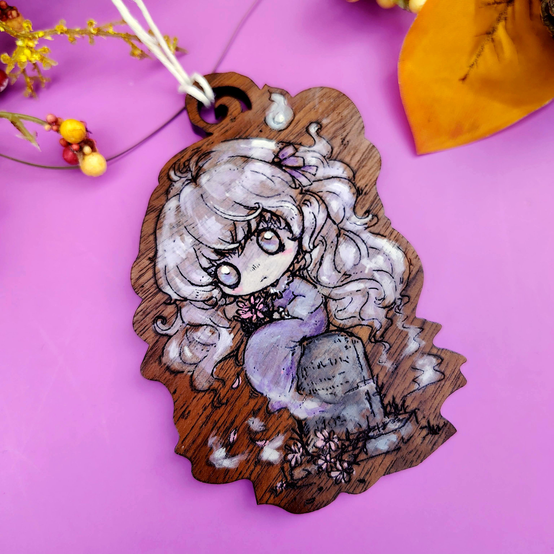 Dearly Departed Painted Ornament