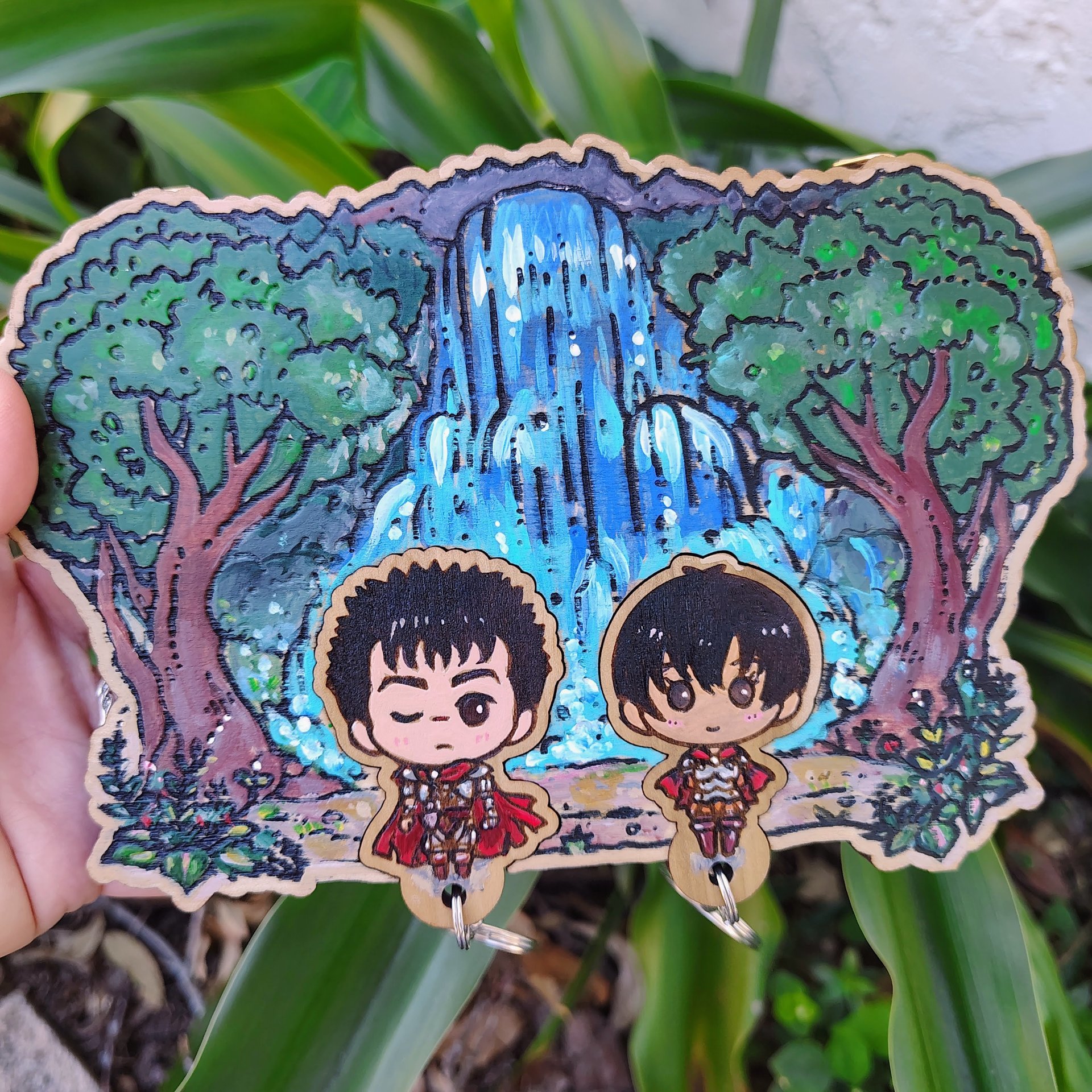 Painted Beserker Romance Keyholder