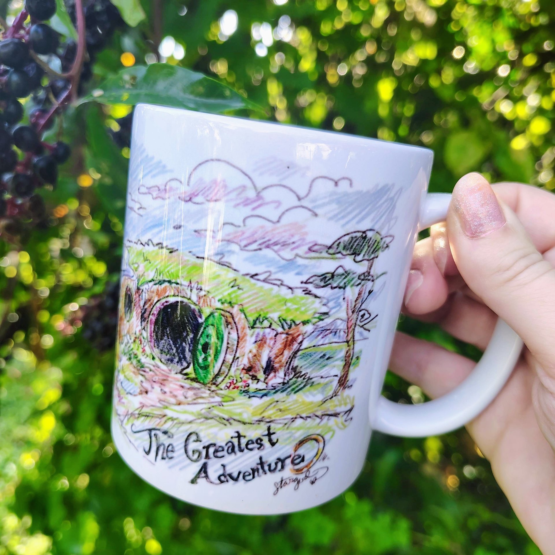 Greatest Adventure Ceramic Art Mug
