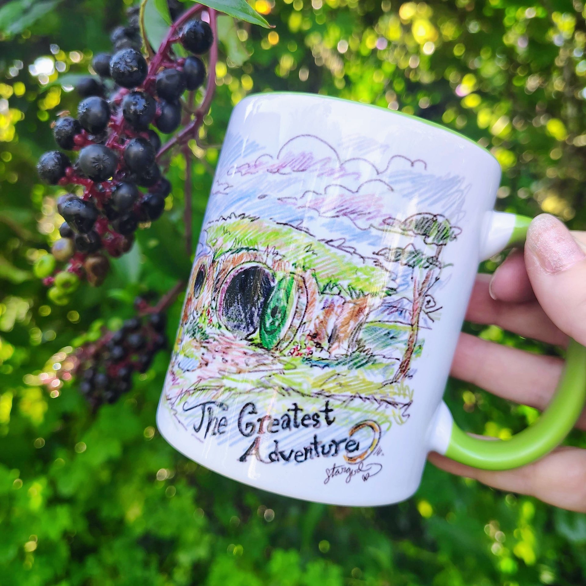 Greatest Adventure Ceramic Art Mug