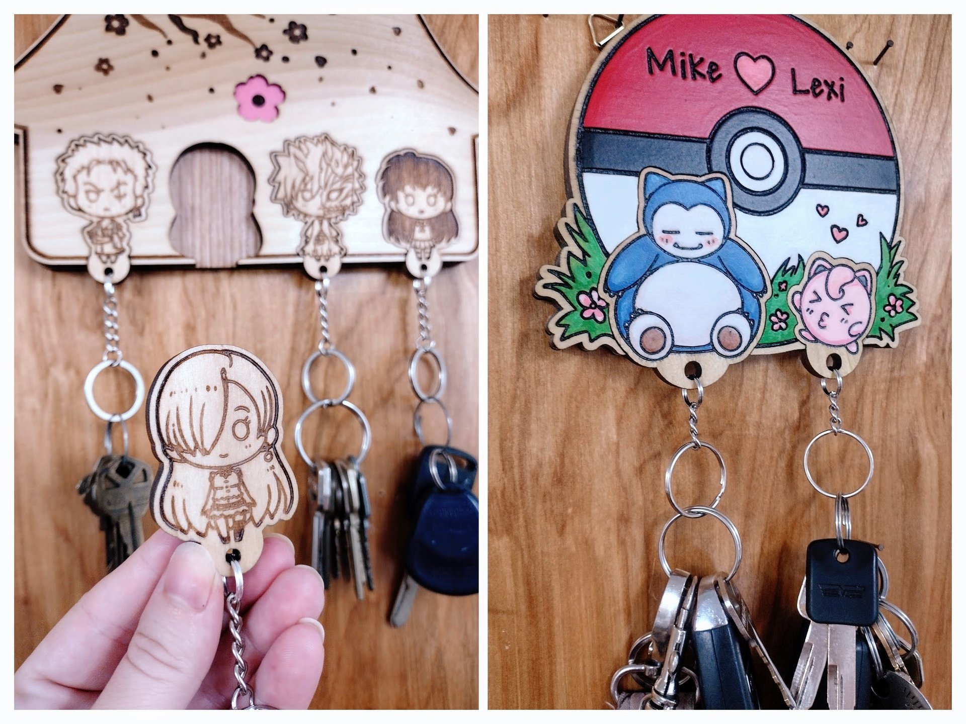 Custom Anime Keyholders