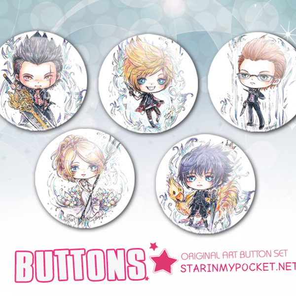 FFXV Buttons Pins
