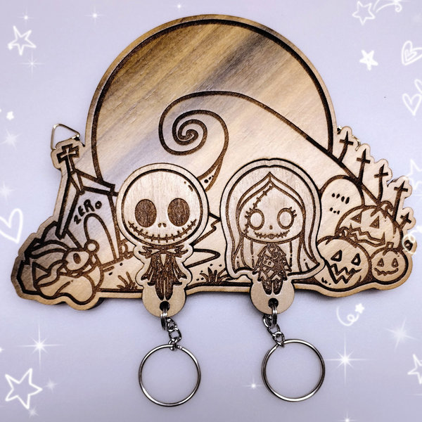 Haunted Hill Couple Keyholder