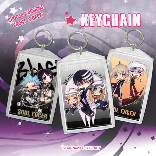 SE Anime Keychain Double-Sided