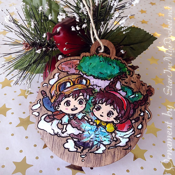 Sky Castle Christmas Ornament